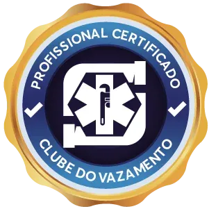 Selo de Profissional Certificado do Clube do Vazamento